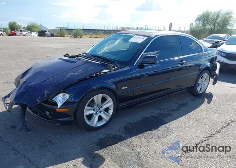 2002 BMW 325Ci z USA, uszkodzony, nr VIN WBABN33472JW53509